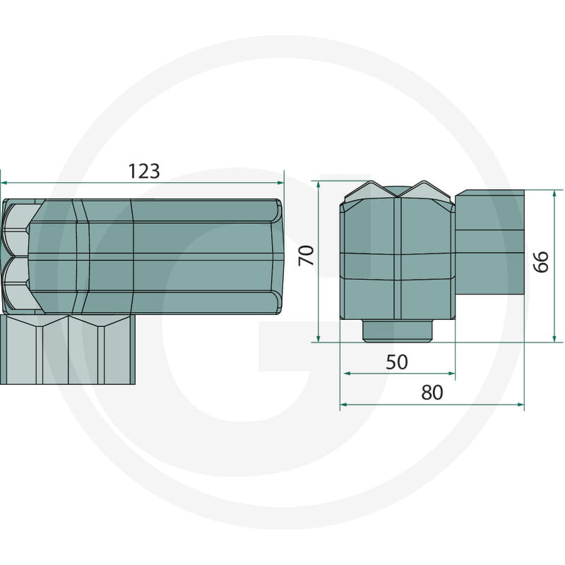 Carbide Hammer Right Hard Metal - suitable for Berti EFX/DT
