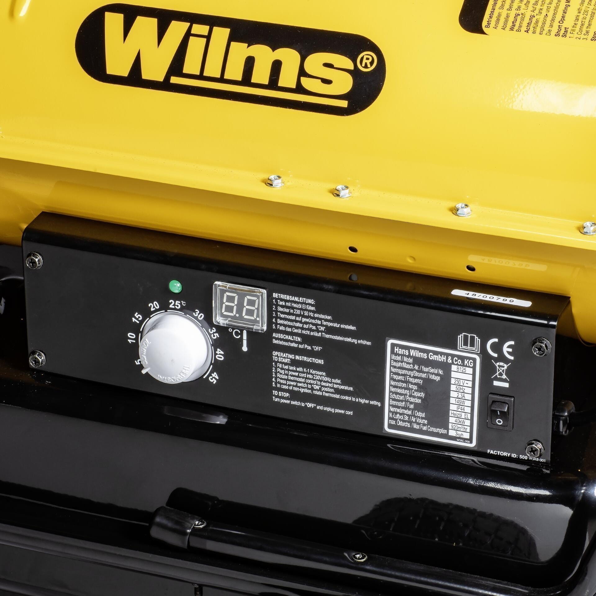 WILMS Heißluftturbine B125 40kW - ohne Abgasführung