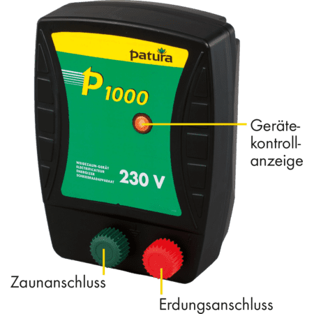 Patura Weidezaun Netzgerät 230V - P1000
