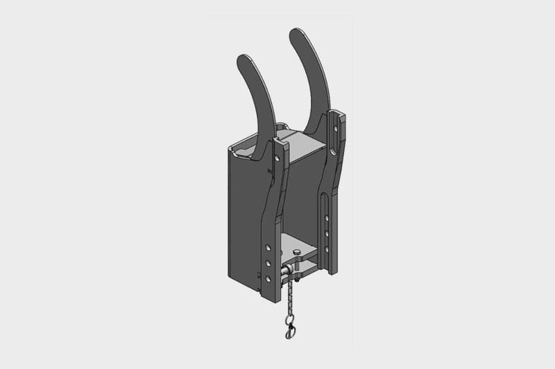 Scharmüller height-adjustable bearing block - suitable for Solis 26 6+2