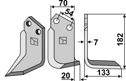 BL5759 Fräsmesser PEG-08R