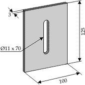 BL3099 Abstreiferblech