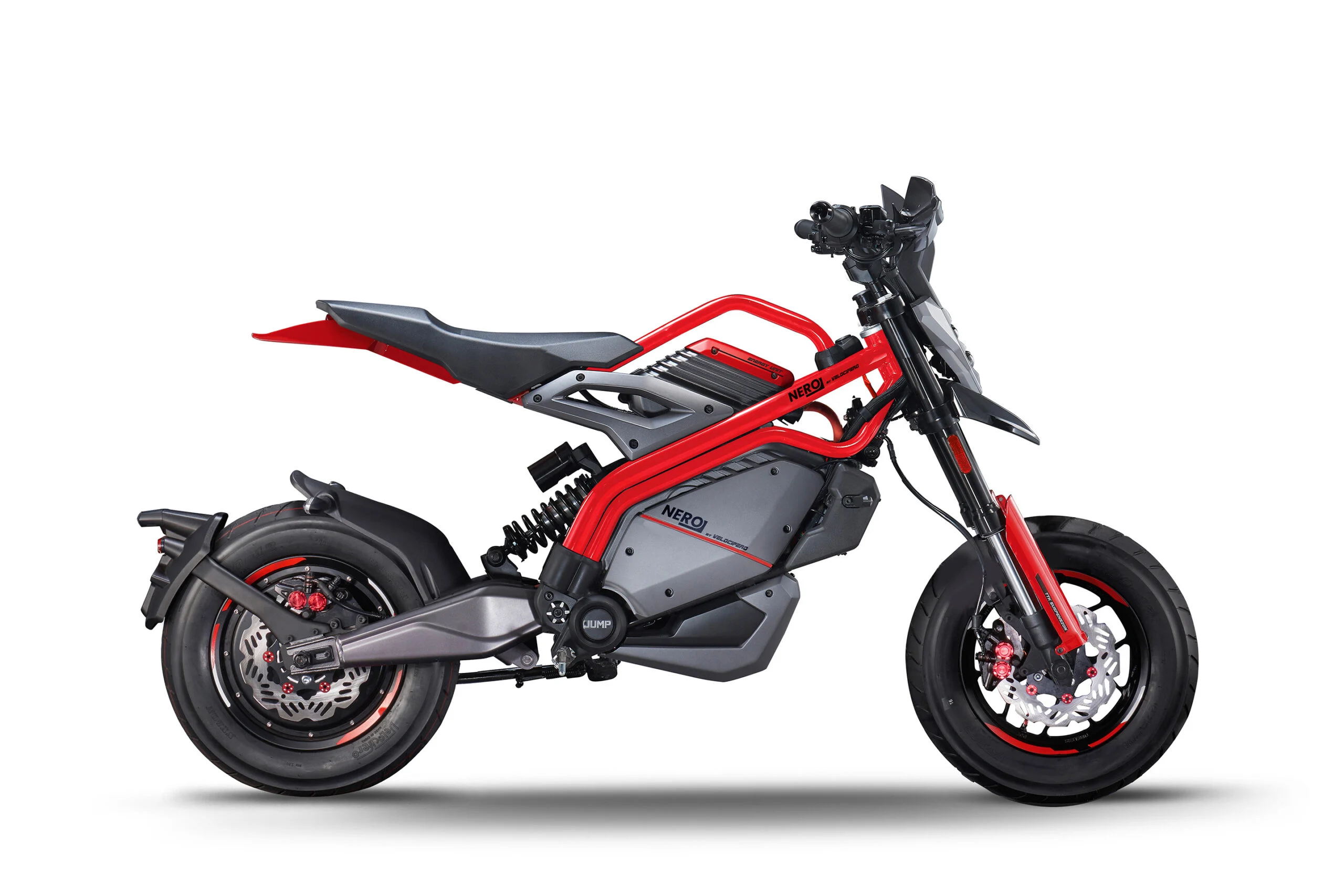 Electric Moped Jump red - 3000W, 72V / 85km range - 45 km/h