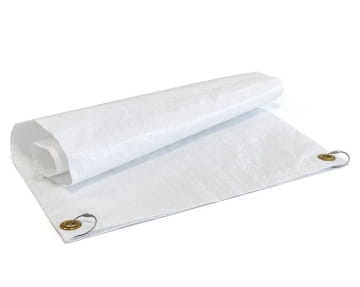 Lehner Abdrehsack weiß, mit PE-Innensack