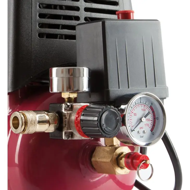 ELMAG Kolbenkompressor EUROAIR MINI 200/8/6 W, 100 l/min, 8 bar, 6 l Kessel, tragbar