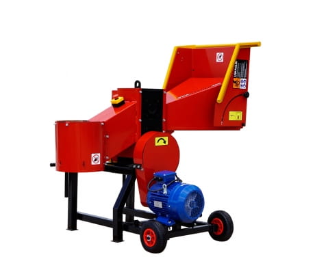 Remet RE-120 Holzhacker – Elektro 7,5 kW & PTO | Holzschredder bis 12 cm Durchmesser