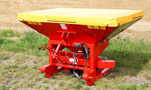 Fertilizer spreader 1200L | Robust precision spreader with steel gearbox & corrosion protection