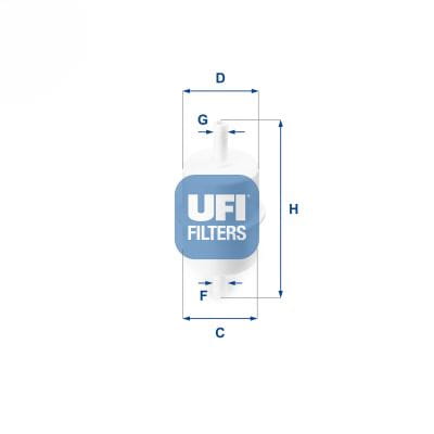 BL31.028.00 UFI Filter 31.028.00 Kraftstofffilterelement