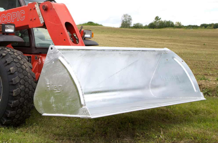 Agrartraktor, Frontlader, Metallschaufel, Schaufel, Anbau-Schaufel