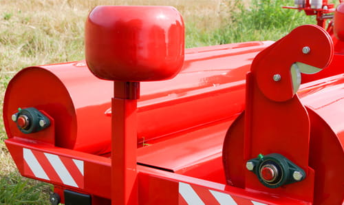 Bale wrapper 90–160 cm | stationary & hydraulic | for round bales from 30 hp tractor power