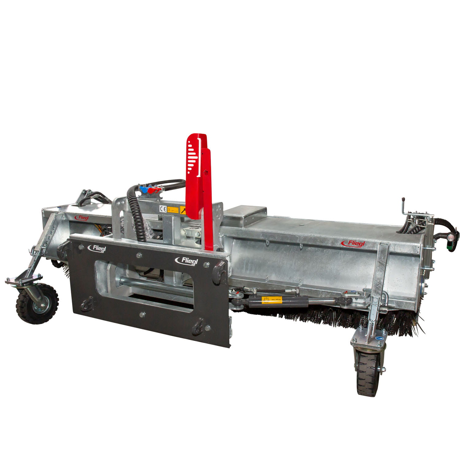 Fliegl Kehrmaschine 2300 mm hydraulisch schwenkbar mit Sammelwanne für Großflächen