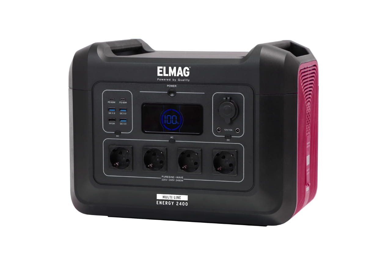 Mobile Powerstation ENERGY 2400 - 2400W, LiFEPO4 Akku mit 2232Wh