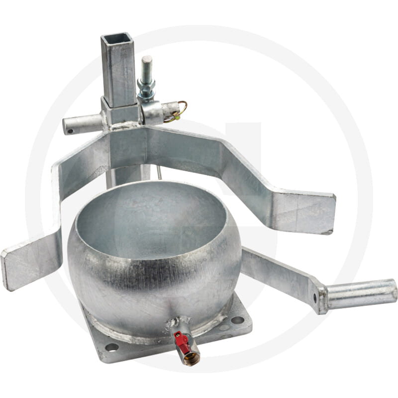 System Bauer Schnellkuppler 8" mit Kugel 8" - verzinkt