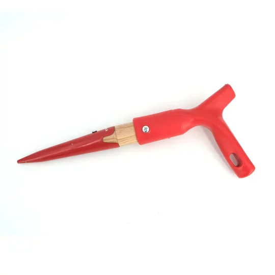 Handpflanzer mit ergonomischem ERGO+ Griff – Profi Pflanzwerkzeug aus Stahl & Eschenholz