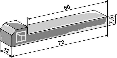 BL12933 Nasenkeil - 694503