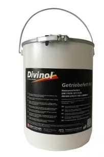 Graisse pour engrenages Divinol N° 0 – Graisse EP pour engrenages de herses rotatives, engrenages droits, engrenages coniques et engrenages à vis sans fin