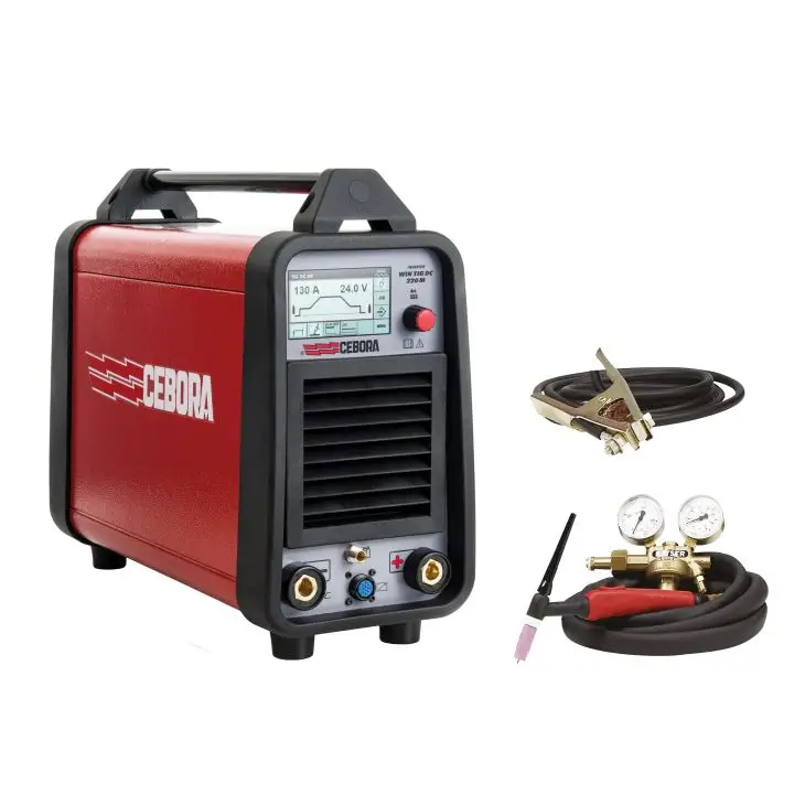 Cebora Professional TIG DC Welding Inverter with PFC Technology, 5-220A, Multi-Voltage 230V/115V