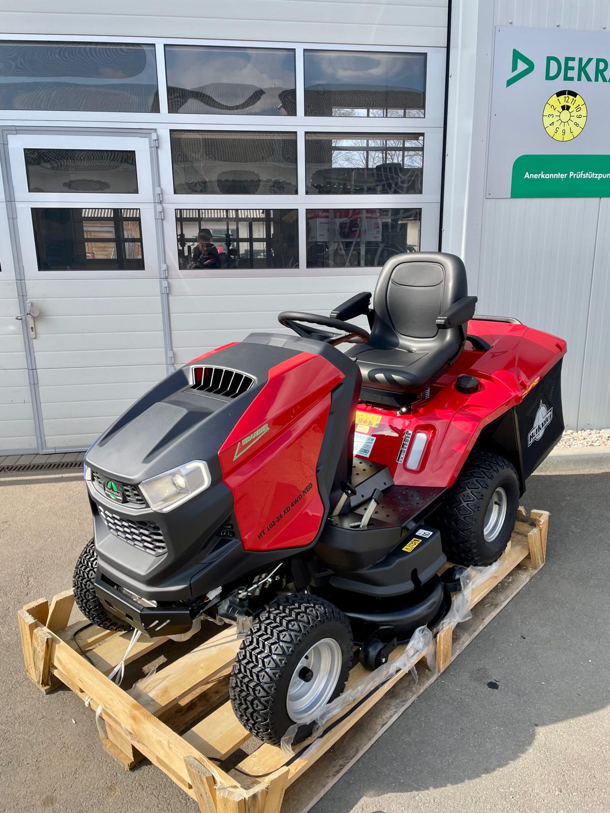 Herkules Rasentraktor HT 102-24 XD 4WD NEO – Profi-Allradtraktor mit 102 cm Mähwerk