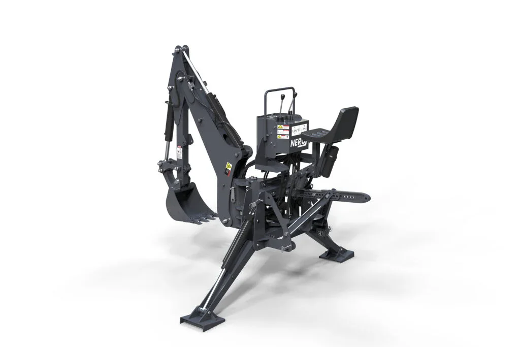 Nero HB-175 backhoe | 1.75 m digging depth | PTO drive Cat. II
