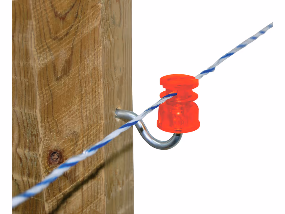 25x Schlitzisolator Polycarbonat 6,0mm Stütze