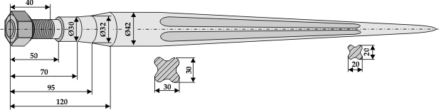BL2546 Frontladerzinken Frost-Original 17049
