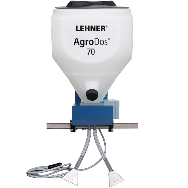 LEHNER AgroDos® 70 (2-Reiher) – JKI geprüfter Granulatstreuer für Pflanzenschutzmittel