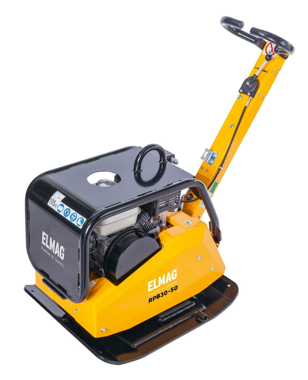 Elmag vibratory plate compactor RPB30-50 with Honda GX200 engine