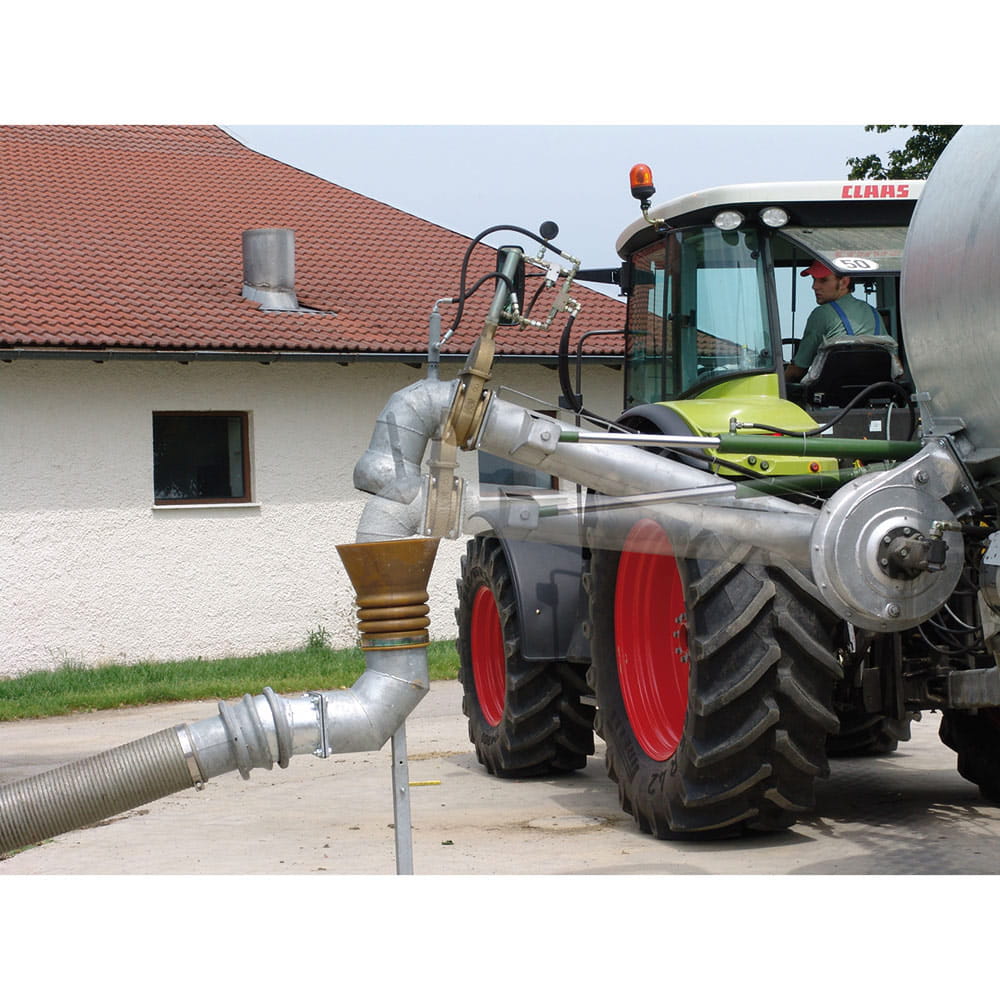 Fliegl Andockvorrichtung Saugrüssel 10" hydraulisch