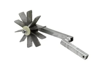 Italian system (Berselli) impeller with square tube, galvanized complete