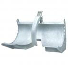 BL25483 Fliegl Frontpolterschild 1400mm mit hydr. Klemmarm - Euroaufnahme