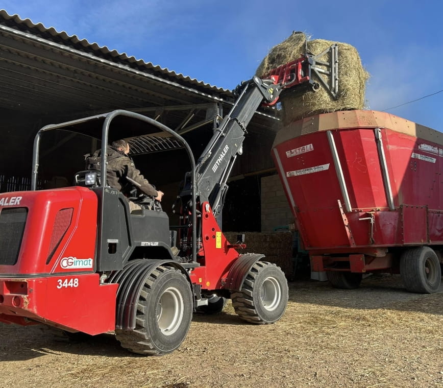 Thaler 3448 T-5A telescopic wheel loader - 48 HP Yanmar, 2500 kg lifting capacity, innovation & power