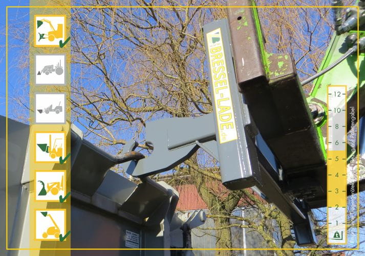 Bressel und Lade Containerhaken