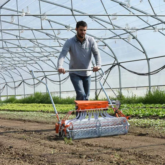 Terrateck 12-reihiges Gemüsesägerät für Rucola, Radieschen & Spinat | Präzisionssämaschine modular