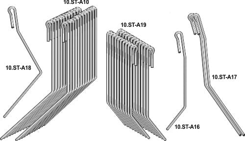 BL10.ST-A-SET-17 Set Striegelzinken - passend zu Amazone Xact / Avant - 6m