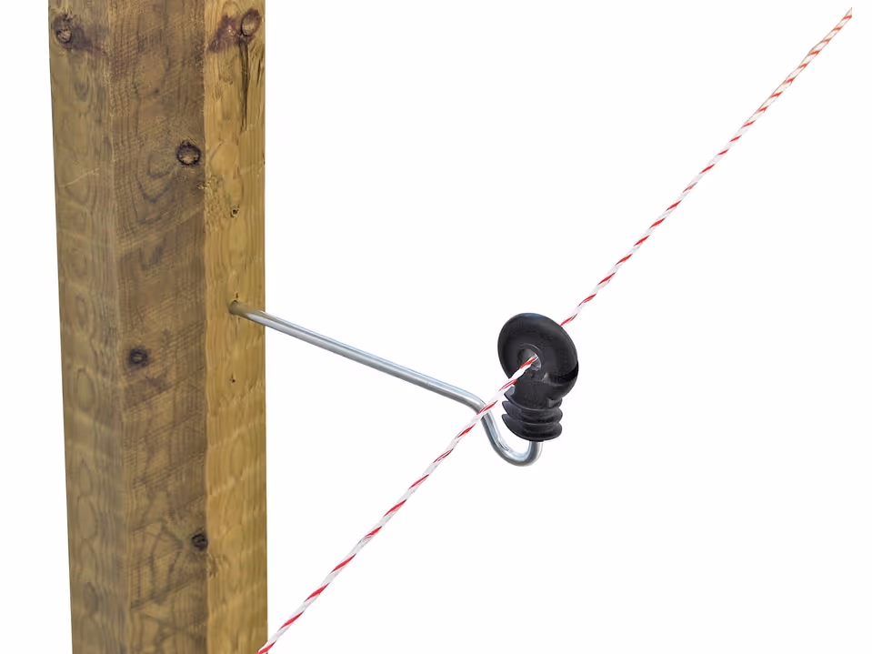 15x Langstiel-Ringisolator 22 cm Stütze