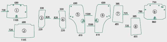 BL26834 Türscheibe links