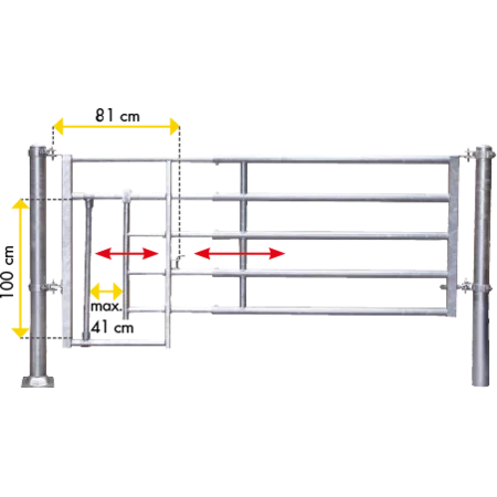 Patura Gate / Calf Shelter Separation R5