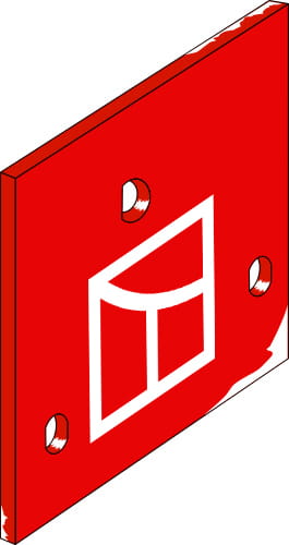 BL30967 Mittelplatte - passend zu Kverneland KK063607