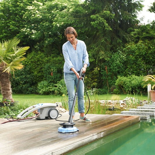 Der KRÄNZLE Round Cleaner UFO lang mit Steckkupplung D12