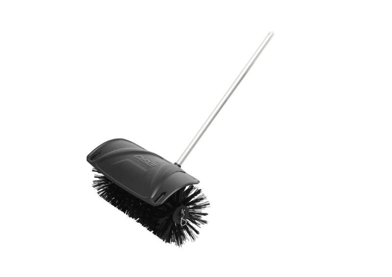 EGO Kehrbürsten-Aufsatz – Kraftvoller Aufsatz zum Reinigen von Wegen & Terrassen