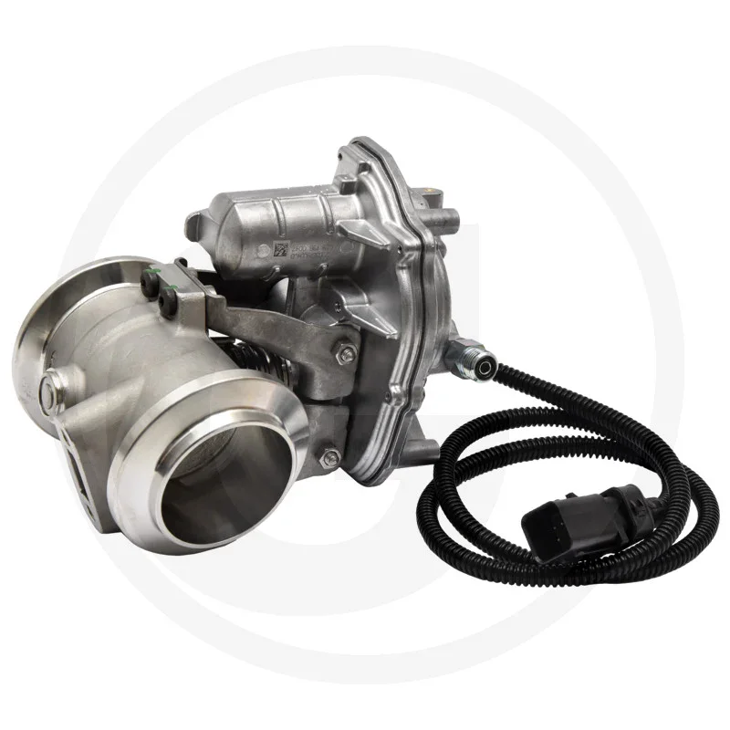 PIERBURG Turbocharger Exhaust Valve - suitable for John Deere 6110M, 6120M, 6130M, 6135M, 6140M, 6145M, 6110R, 6120R, 6130R, 6135R