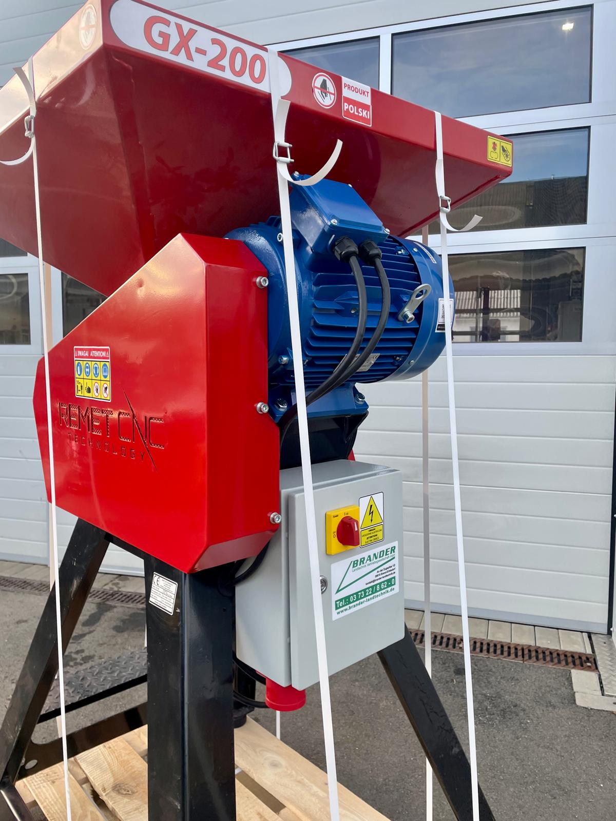 Getreidequetsche Remet CNC GX200 - stufenlose Einstellung