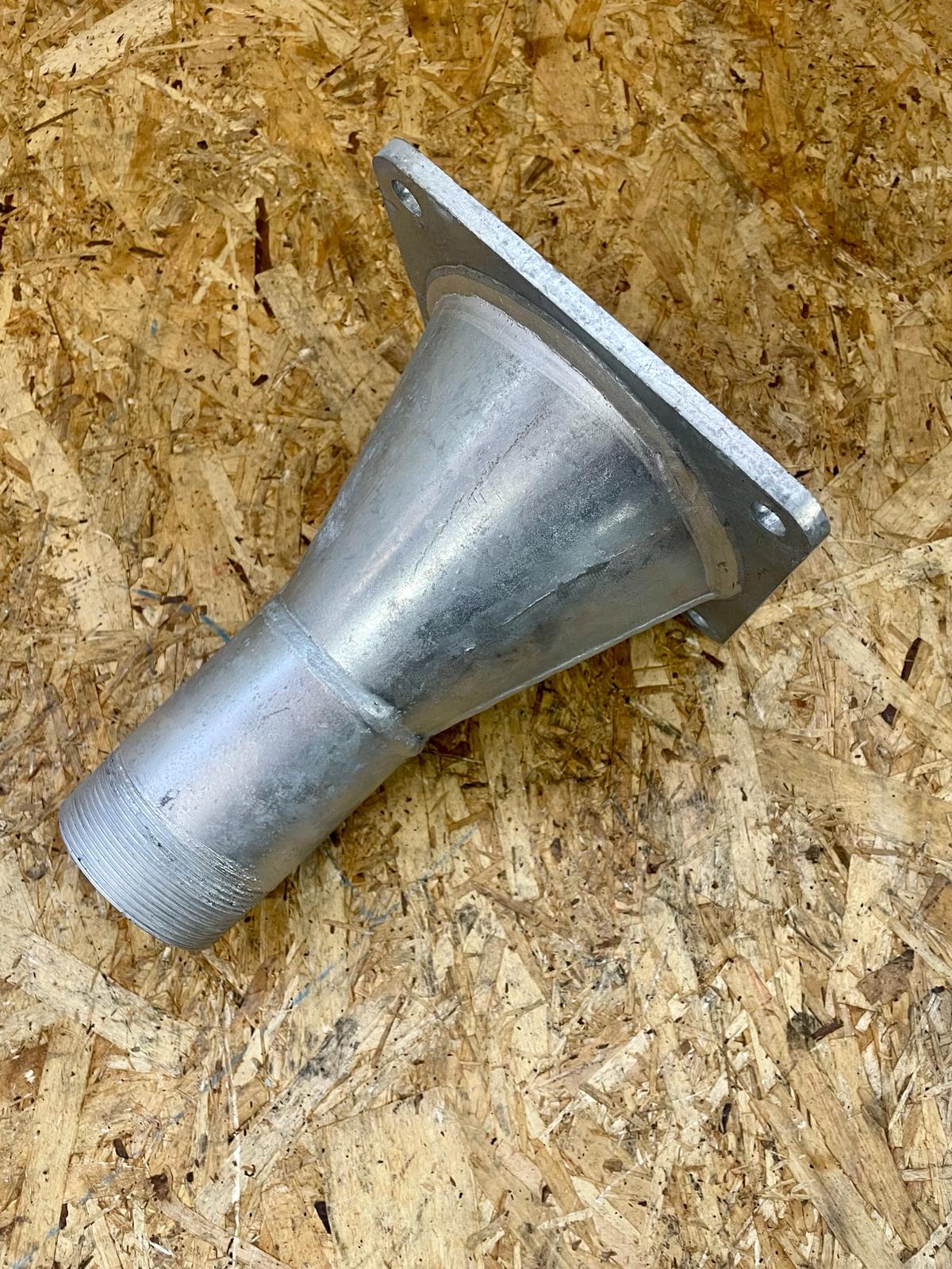 BL19005 Stahlflansch mit Rohrnippel 3" / 150 x 150