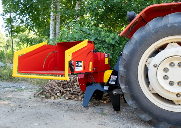 Remet CNC Holzhacker R100 Zapfwelle - bis 90mm Aststärke