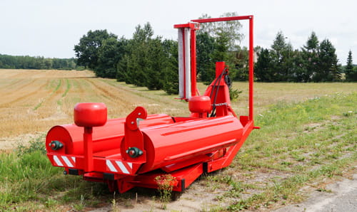 Bale wrapper 90–160 cm | stationary & hydraulic | for round bales from 30 hp tractor power