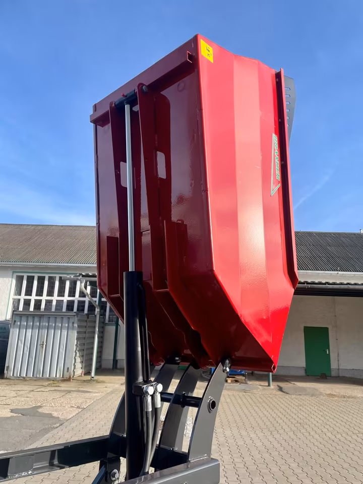 Raupendumper mit Hochentleerung 500 kg – 10 PS Benzinmotor, hydraulische Mulde, Profi-Dumper