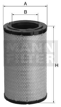 BLSP3009-2 Mann Filter SP 3009-2 Luftfilterelement (Servicekit)