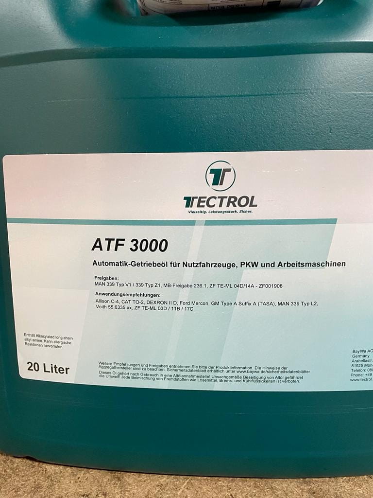 S000292 Automatikgetriebeöl Tectrol ATF 3000 - 20L