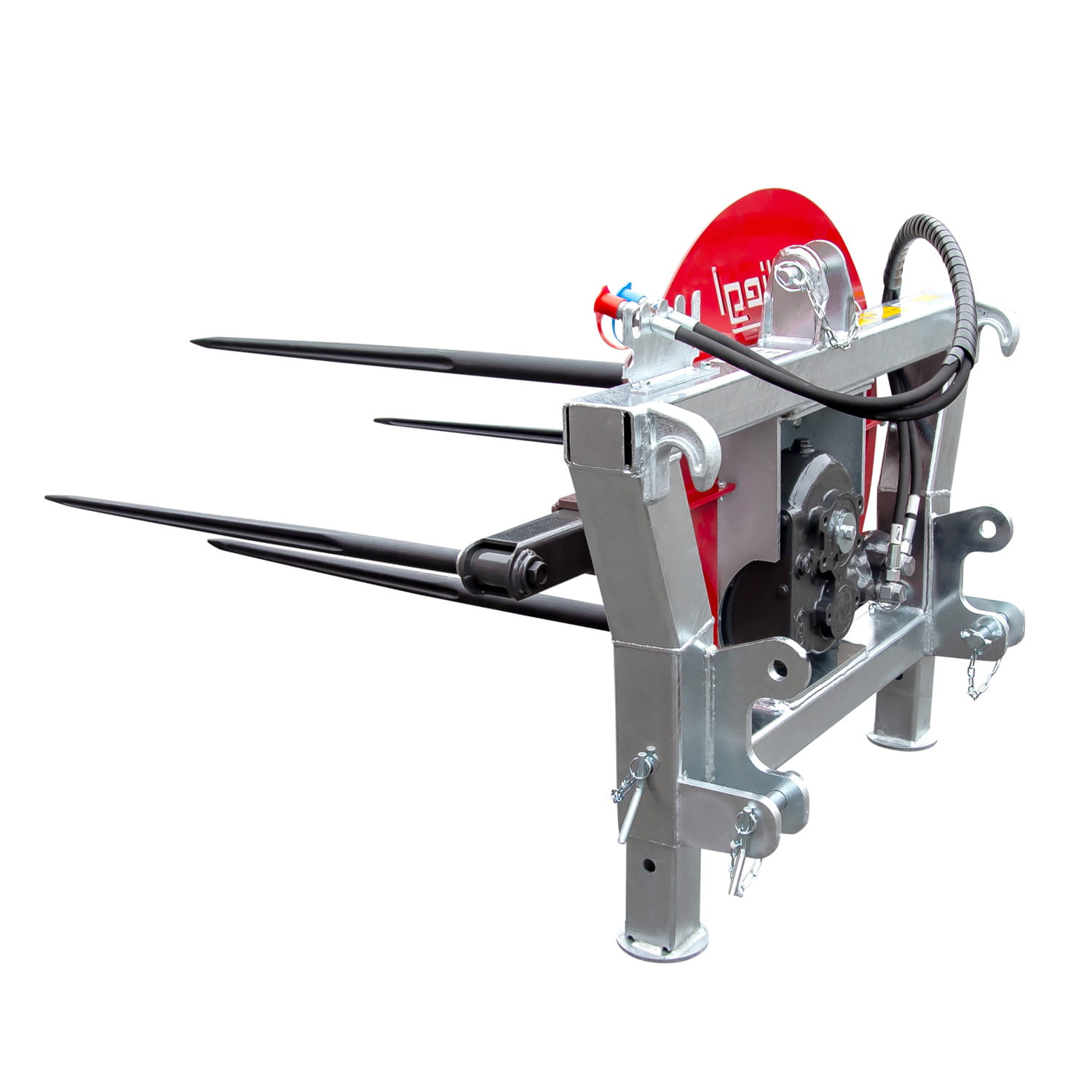 Fliegl Rundballenabwickler & Transportgerät 4.0 – 4 Zinken mit Euro- & Dreipunktaufnahme