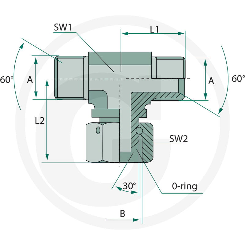 T-Adpater - M12x1,5